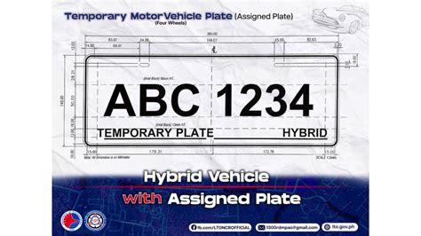 temporary plate number|LTO releases new regs for temporary and improvised .